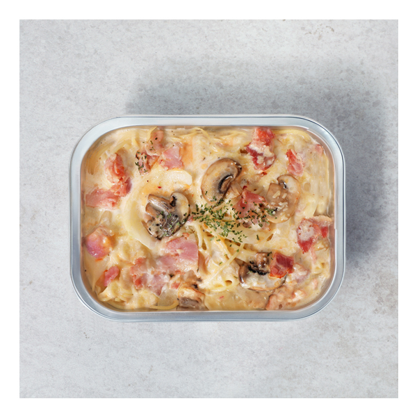 Bacon & Mushroom Cream Pasta